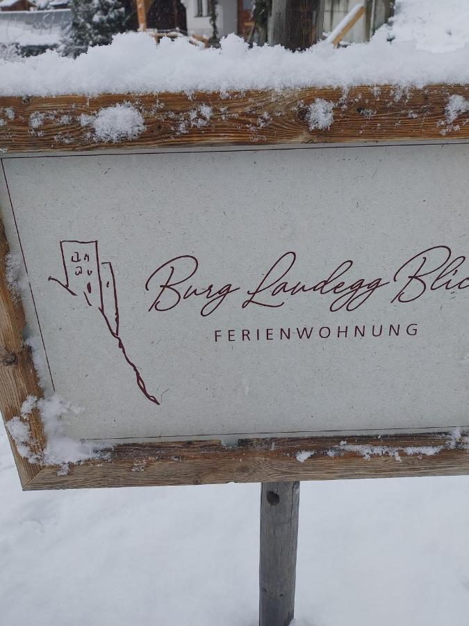 Apartamento Burg Laudegg Blick Faggen Exterior foto